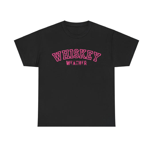 Unisex Heavy Cotton Tee Whisky Weather